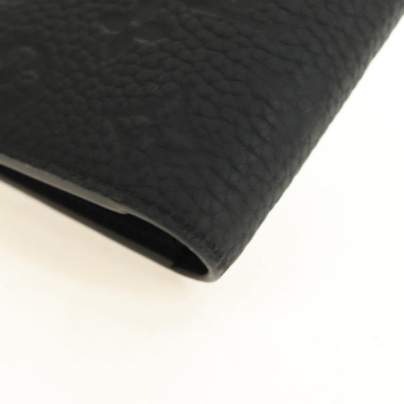 LOUIS VUITTON Taurillon Clemence Brazza Portefeuille Wallet M69038 Auth 186687SM