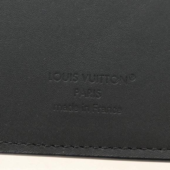 LOUIS VUITTON Taurillon Clemence Brazza Portefeuille Wallet M69038 Auth 186687SM