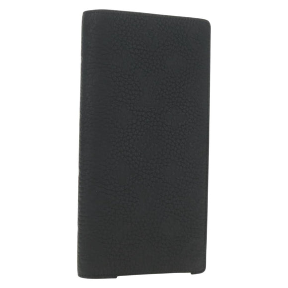 LOUIS VUITTON Taurillon Clemence Brazza Portefeuille Wallet M69038 Auth 186687SM