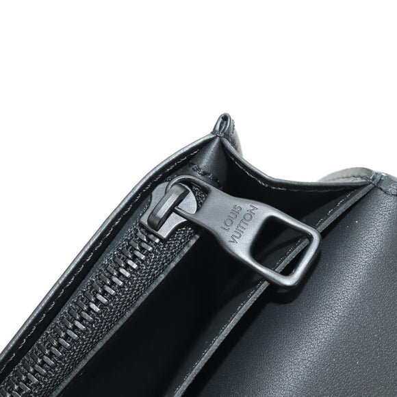 LOUIS VUITTON Taurillon Clemence Brazza Portefeuille Wallet M69038 Auth 186687SM