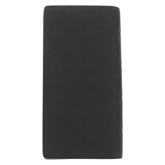 LOUIS VUITTON Taurillon Clemence Brazza Portefeuille Wallet M69038 Auth 186687SM