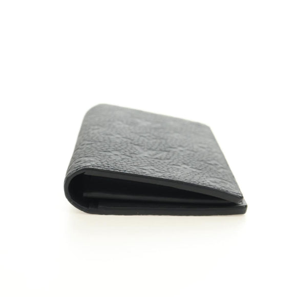 LOUIS VUITTON Taurillon Clemence Brazza Portefeuille Wallet M69038 Auth 186687SM