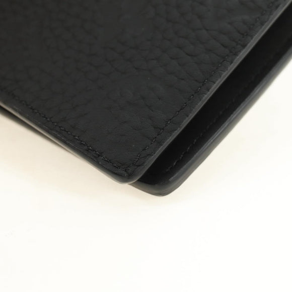 LOUIS VUITTON Taurillon Clemence Brazza Portefeuille Wallet M69038 Auth 186687SM