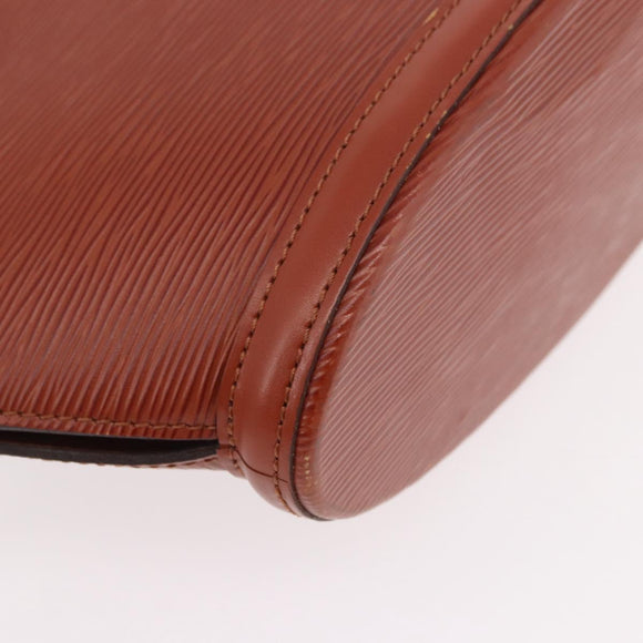 LOUIS VUITTON Epi Saint Jacques Shopping Bag Brown M52263 LV Auth 186689