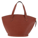 LOUIS VUITTON Epi Saint Jacques Shopping Bag Brown M52263 LV Auth 186689-13