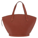 LOUIS VUITTON Epi Saint Jacques Shopping Bag Brown M52263 LV Auth 186689-2