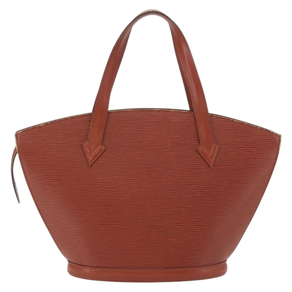 LOUIS VUITTON Epi Saint Jacques Shopping Bag Brown M52263 LV Auth 186689