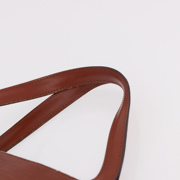 LOUIS VUITTON Epi Saint Jacques Shopping Bag Brown M52263 LV Auth 186689