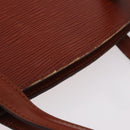 LOUIS VUITTON Epi Saint Jacques Shopping Bag Brown M52263 LV Auth 186689-8