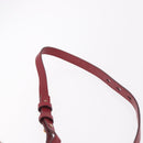 Chloe Etel Hand Bag Leather 2way Red Gold Auth 186692-15