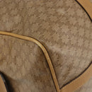 CELINE Macadam Canvas Hand Bag PVC Beige Gold Auth 186694-14