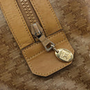 CELINE Macadam Canvas Hand Bag PVC Beige Gold Auth 186694-18