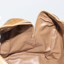 CELINE Macadam Canvas Hand Bag PVC Beige Gold Auth 186694-19