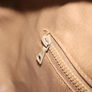 CELINE Macadam Canvas Hand Bag PVC Beige Gold Auth 186694-21