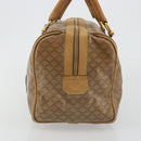 CELINE Macadam Canvas Hand Bag PVC Beige Gold Auth 186694-4