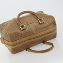 CELINE Macadam Canvas Hand Bag PVC Beige Gold Auth 186694-6