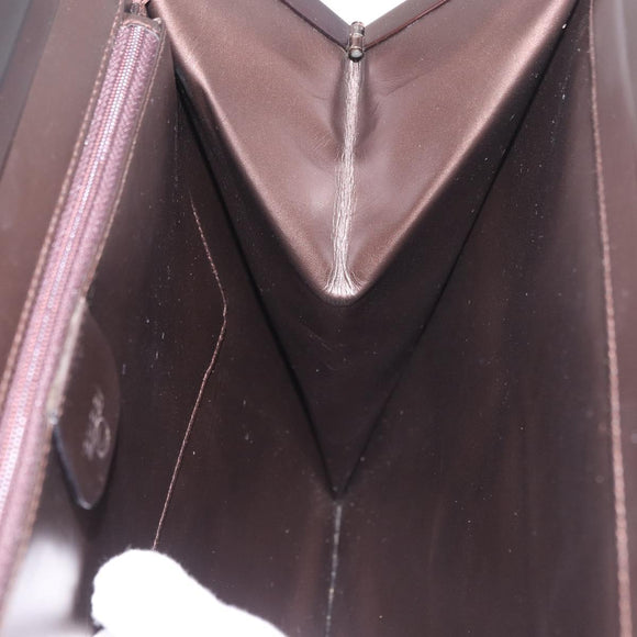 GUCCI Shoulder Bag Leather Brown 004 0406 0492 Auth 186696