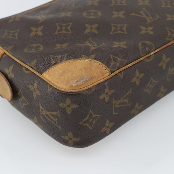 LOUIS VUITTON Monogram Compiegne 28 Clutch Bag M51845 LV Auth 186698