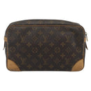 LOUIS VUITTON Monogram Compiegne 28 Clutch Bag M51845 LV Auth 186698-2