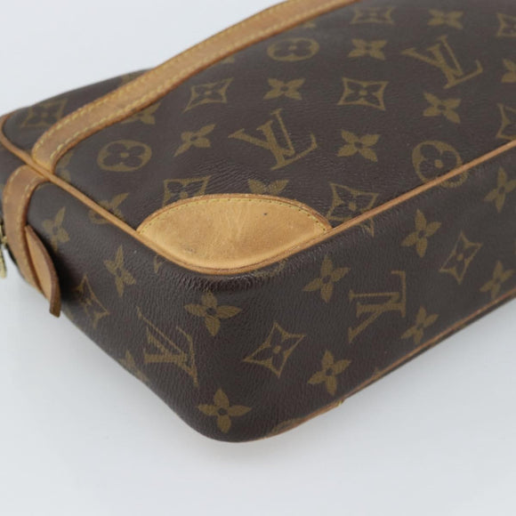 LOUIS VUITTON Monogram Compiegne 28 Clutch Bag M51845 LV Auth 186698