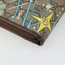 GUCCI GG Supreme Wallet PVC Beige 647940 Auth 186699A-11