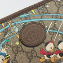 GUCCI GG Supreme Wallet PVC Beige 647940 Auth 186699A-12