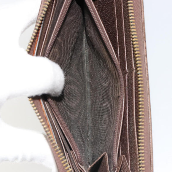 GUCCI GG Supreme Wallet PVC Beige 647940 Auth 186699A