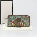 GUCCI GG Supreme Wallet PVC Beige 647940 Auth 186699A-22