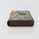 GUCCI GG Supreme Wallet PVC Beige 647940 Auth 186699A-4