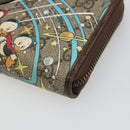 GUCCI GG Supreme Wallet PVC Beige 647940 Auth 186699A-8