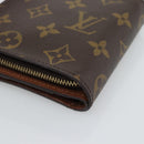 LOUIS VUITTON Monogram Compact Zip Wallet M61667 LV Auth 186702A-15