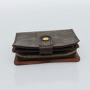 LOUIS VUITTON Monogram Compact Zip Wallet M61667 LV Auth 186702A-3