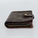 LOUIS VUITTON Monogram Compact Zip Wallet M61667 LV Auth 186702A-6