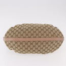 GUCCI GG Canvas Tote Bag Beige Gold 269953 Auth 186704A-10