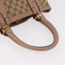 GUCCI GG Canvas Tote Bag Beige Gold 269953 Auth 186704A-8
