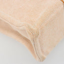HERMES Fourre Tout PM Hand Bag Canvas Orange Silver Auth 186705A-11