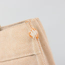 HERMES Fourre Tout PM Hand Bag Canvas Orange Silver Auth 186705A-16