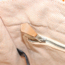 HERMES Fourre Tout PM Hand Bag Canvas Orange Silver Auth 186705A-20