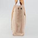 HERMES Fourre Tout PM Hand Bag Canvas Orange Silver Auth 186705A-5