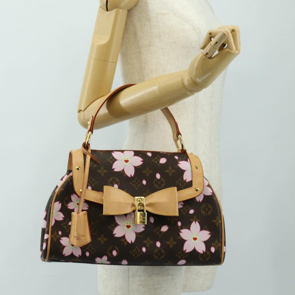 LOUIS VUITTON Monogram Cherry Blossom Sac Retro PM Bag M92012 LV Auth 186707SAM