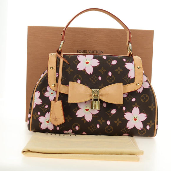 LOUIS VUITTON Monogram Cherry Blossom Sac Retro PM Bag M92012 LV Auth 186707SAM