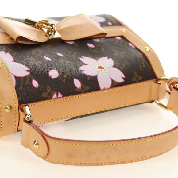 LOUIS VUITTON Monogram Cherry Blossom Sac Retro PM Bag M92012 LV Auth 186707SAM