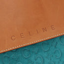 CELINE C Macadam Canvas Backpack Silver Turquoise Blue Auth 186708V-23