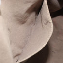 FENDI Zucchino Canvas Shoulder Bag Beige Gold 8BR531 Auth 186711V-21