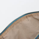 FENDI Zucchino Canvas Shoulder Bag Beige Gold 8BR531 Auth 186711V-22