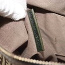 FENDI Zucchino Canvas Shoulder Bag Beige Gold 8BR531 Auth 186711V-23