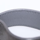LOUIS VUITTON Bag Charm Leather Gray Silver M00893 LV Auth 186716-10