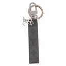 LOUIS VUITTON Bag Charm Leather Gray Silver M00893 LV Auth 186716-2