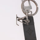 LOUIS VUITTON Bag Charm Leather Gray Silver M00893 LV Auth 186716-4