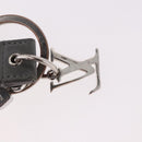 LOUIS VUITTON Bag Charm Leather Gray Silver M00893 LV Auth 186716-9